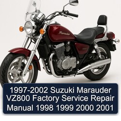 1997-2002 Suzuki Marauder Models VZ800 Service Repair Workshop Manual PDF