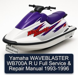 1993-1996 Yamaha Waveblaster WB700A R U Service Repair Workshop Manual PDF