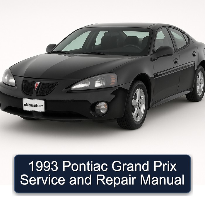 1993 Pontiac Grand Prix Service Repair Workshop Manual PDF