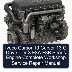 Iveco Cursor 10 13 G Drive Tier 3 F3A F3B Series Engine Service Repair Workshop Manual PDF
