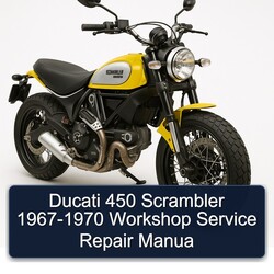 1967-1970 Ducati Scrambler 450 - Manua Service Repair Workshop Manual PDF