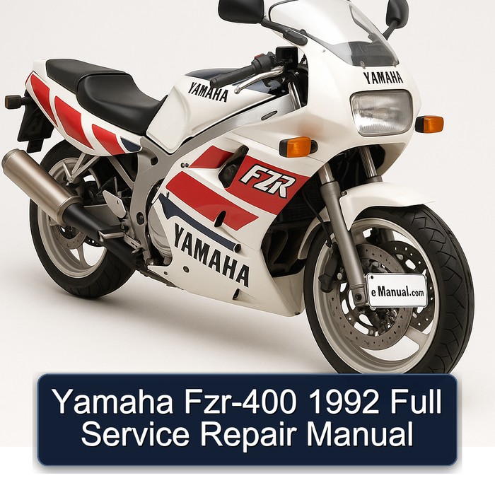 1992 Yamaha FZR Models FZR-400 Service Repair Workshop Manual PDF