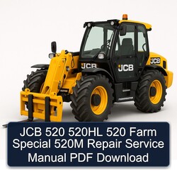 JCB 520 520HL Farm Special 520M Service Repair Workshop Manual PDF