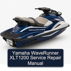 Yamaha Waverunner XLT1200 Service Repair Workshop Manual PDF