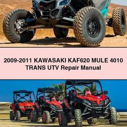2009-2011 Kawasaki KAF620 Mule 4010 Trans UTV Service Repair Workshop Manual PDF