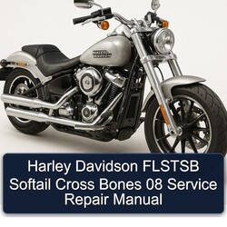 Harley Davidson Softail Flstsb Cross Bones 08 Service Repair Workshop Manual PDF