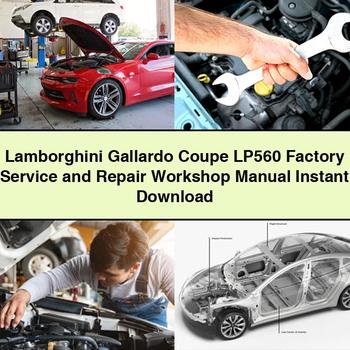 Lamborghini Gallardo Coupe LP560 Service Repair Workshop Manual PDF