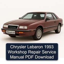1993 Chrysler Lebaron Service Repair Workshop Manual PDF
