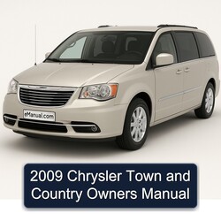 2009 Chrysler Town And Country Owners Owner's Manual PDF