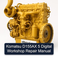 Komatsu 95 D155AX 5 Digital Service Repair Workshop Manual PDF