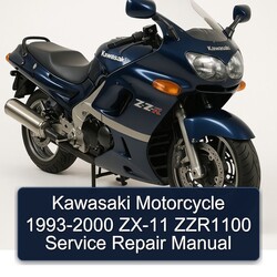 1993-2000 Kawasaki ZX Models Motorcycle - ZX-11 ZZR1100 Service Repair Workshop Manual PDF