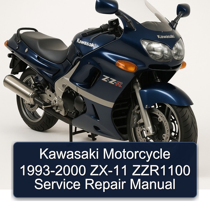 1993-2000 Kawasaki ZX Models Motorcycle - ZX-11 ZZR1100 Service Repair Workshop Manual PDF