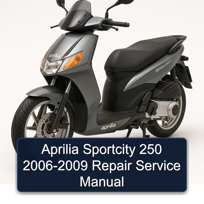 2006-2009 Aprilia Sportcity Service Repair Workshop Manual PDF