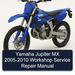 2005-2010 Yamaha MX Models Jupiter Service Repair Workshop Manual PDF
