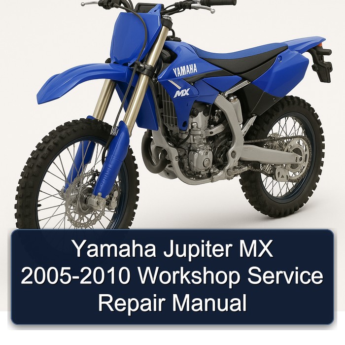 2005-2010 Yamaha MX Models Jupiter Service Repair Workshop Manual PDF