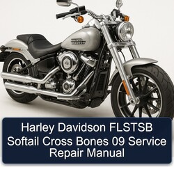 Harley Davidson Softail Flstsb Cross Bones 09 Service Repair Workshop Manual PDF