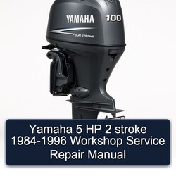 1984-1996 Yamaha 5 HP 2 Stroke Service Repair Workshop Manual PDF