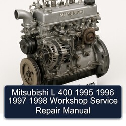 1995-1998 Mitsubishi L Series 400 Service Repair Workshop Manual PDF