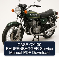 Case CX130 Raupenbagger Service Repair Workshop Manual PDF