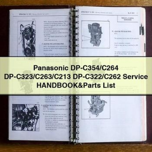 Panasonic Dp-c354/c264 Dp-c323/c263/c213 Dp-c322/c262 Parts Catalog PDF