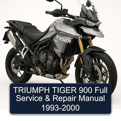 1993-2000 Triumph Tiger Models 900 Service Repair Workshop Manual PDF