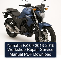 Yamaha FZ-09 2013-2015 Workshop Repair Service Manual PDF Download