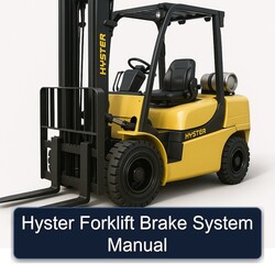 Hyster Forklift Brake System Service Repair Workshop Manual PDF
