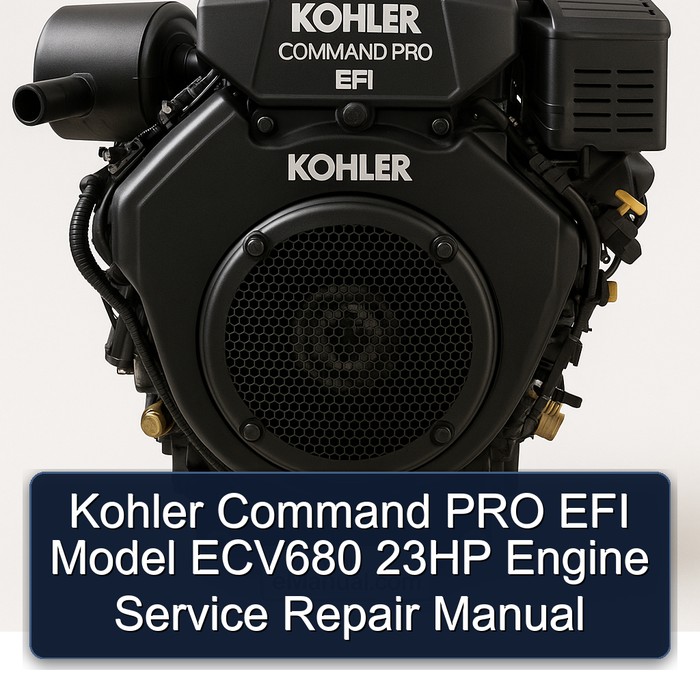 Kohler Command Pro EFI Models Model ECV680 23HP Engine Service Repair Workshop Manual PDF