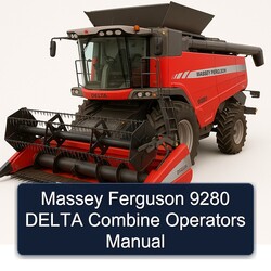 Massey Ferguson 9280 Delta Combine Operators Operator's Manual PDF