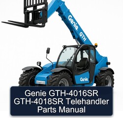 Genie Gth-4016sr Gth-4018sr Telehandler Parts Catalog PDF