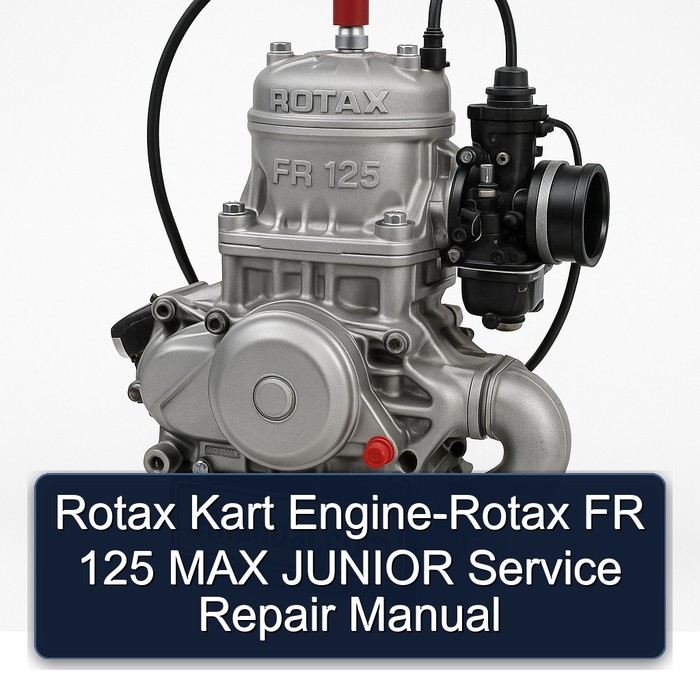 Rotax FR 125 Kart Engine- MAX Junior Service Repair Workshop Manual PDF
