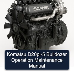 Komatsu D20PL-5 Bulldozer Operation Service Repair Workshop Manual PDF
