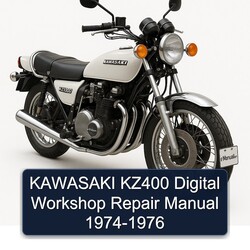 1974-1976 Kawasaki KZ Series KZ400 Digital Service Repair Workshop Manual PDF