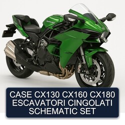Case CX130 CX160 CX180 Escavatori Cingolati SET Electrical Wiring Diagrams PDF