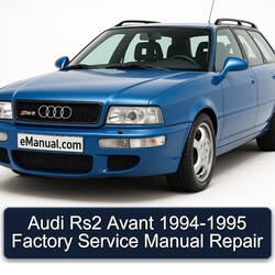 1994-1995 Audi RS2 Avant Service Repair Workshop Manual PDF