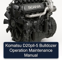 Komatsu D20pll-5 Bulldozer Operation Service Repair Workshop Manual PDF