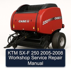 2005-2008 KTM 250 SX-F Service Repair Workshop Manual PDF