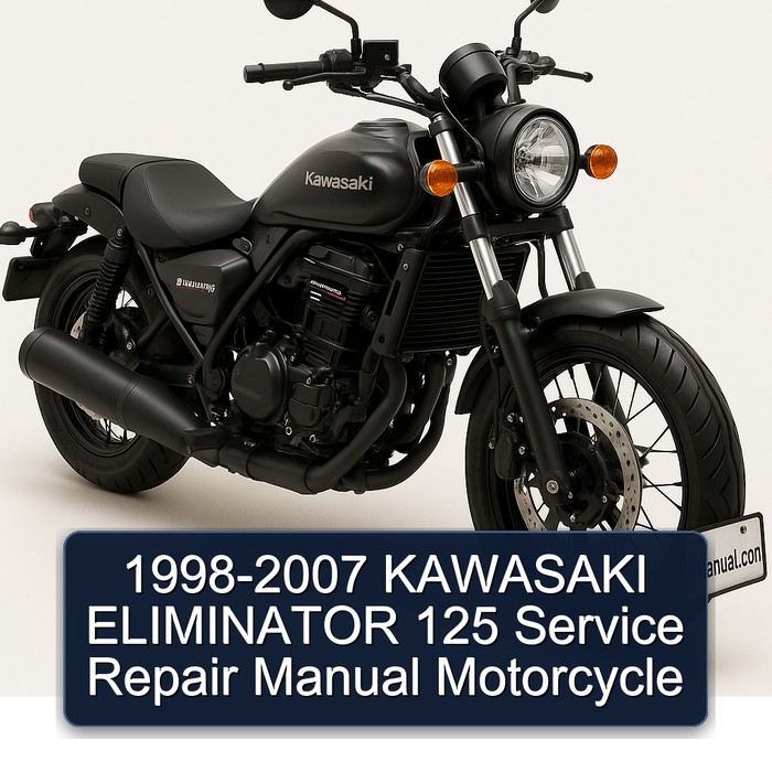 1998-2007 Kawasaki Eliminator 125 Motorcycle Service Repair Workshop Manual PDF