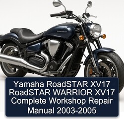 2003-2005 Yamaha Warrior Roadstar XV17 Service Repair Workshop Manual PDF