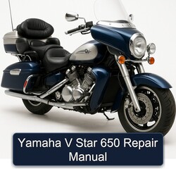 Yamaha V Series Star 650 Service Repair Workshop Manual PDF
