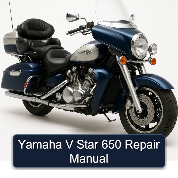 Yamaha V Series Star 650 Service Repair Workshop Manual PDF