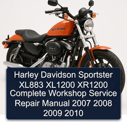 2007-2010 Harley Davidson Sportster XL883 XL1200 XR1200 Service Repair Workshop Manual PDF