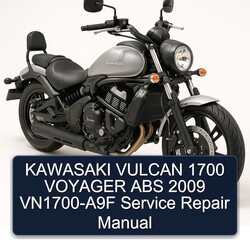 2009 Kawasaki Vulcan 1700 Voyager ABS Vn1700-a9f Service Repair Workshop Manual PDF