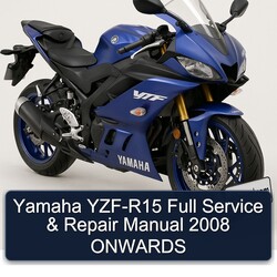 2008 Yamaha YZF Models YZF-R15 Onwards Service Repair Workshop Manual PDF