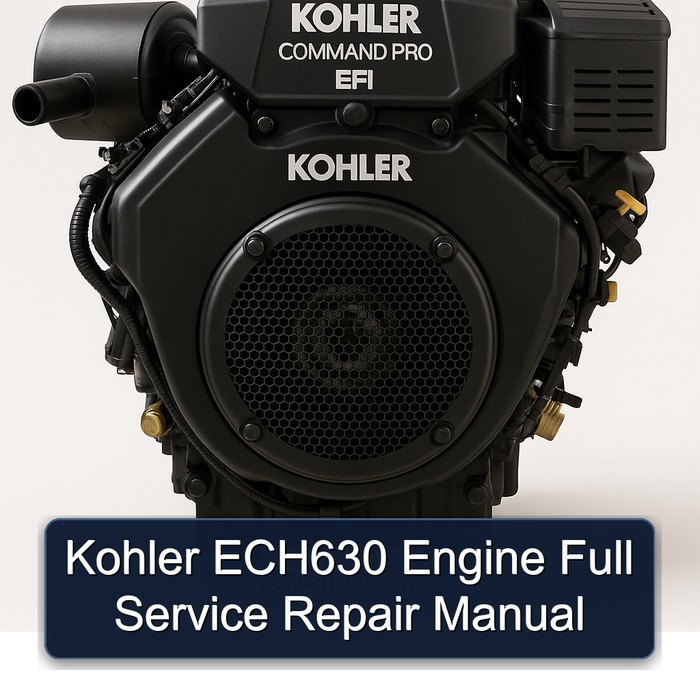 Kohler Command Pro EFI Models ECH630 Engine Service Repair Workshop Manual PDF