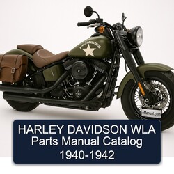 Harley Davidson WLA 1940-1942 Parts Catalog PDF