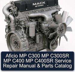 Mack MP Series Aficio C300 C300SR C400 C400SR Parts Catalog PDF