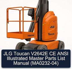 JLG Toucan V2642E CE Ansi Illustrated Master (MA0232-04) Parts Catalog PDF
