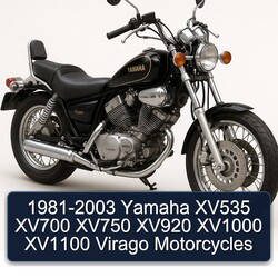 1981-2003 Yamaha Xv535 Xv700 Xv750 Xv920 Xv1000 Xv1100 Virago Motorcycles