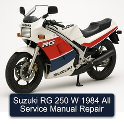 1984 Suzuki RG Series 250 W All Service Repair Workshop Manual PDF
